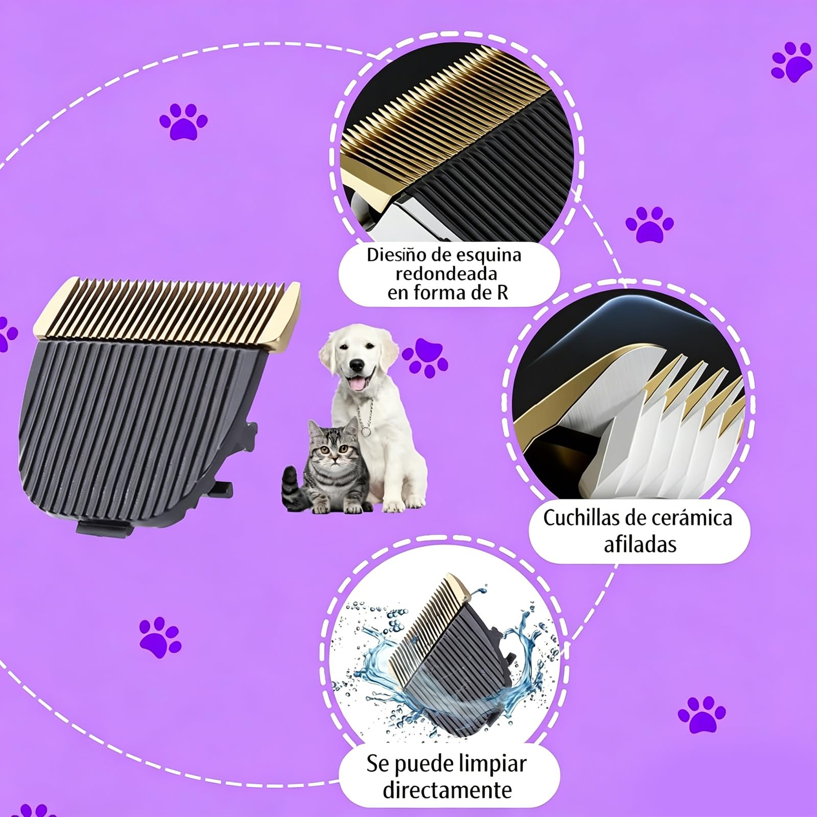 Amazon.co.jp: 犬毛クリッパーの刃専門ペット バリカン替刃猫犬