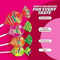 Vista 40 de PALETA RELLENA DE CHICLE BON BON BUM COLOMBINA, SABOR A MARACUYá, 24