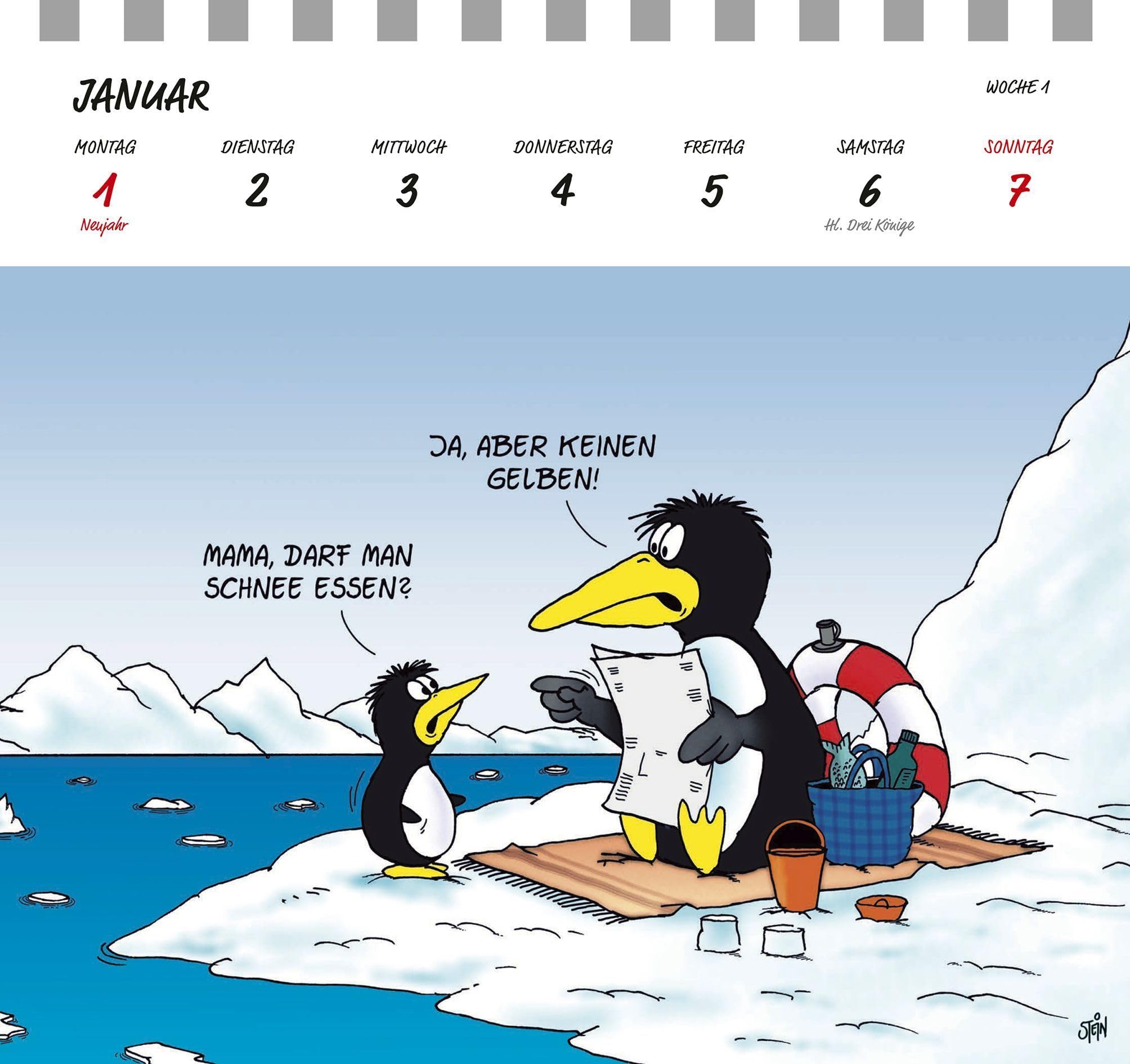 Uli Stein Postkartenkalender 2024