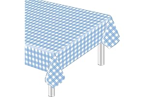 3-Pack Blue Gingham Tablecloths: Your Ideal Picnic Tablecover