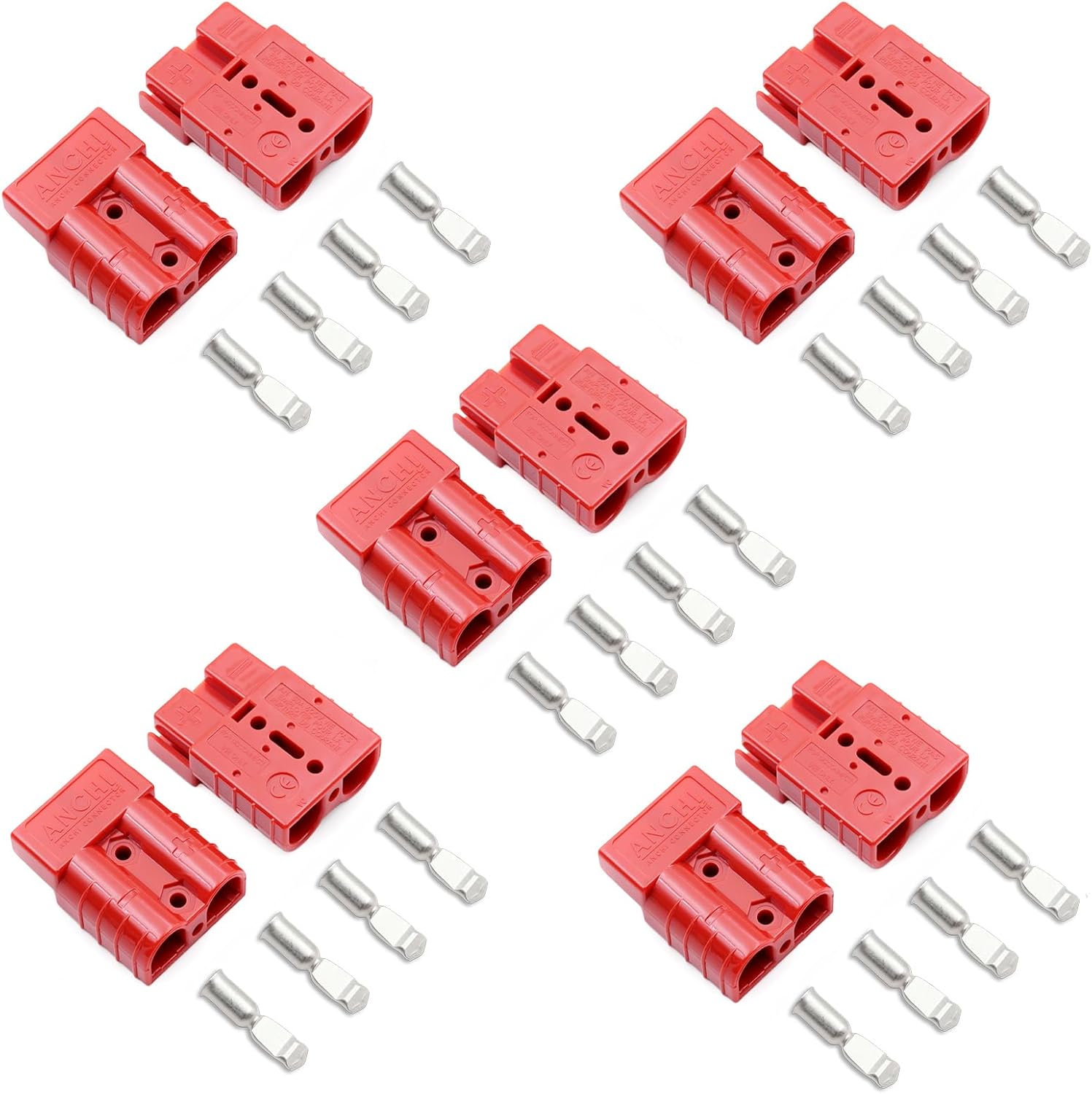 ANDCHIER 10Pcs 610 Gauge Battery Quick Connector 50A 1236V Battery Quick Connect