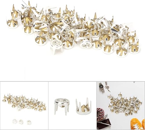 Miniatura 8 de TOPINCN Juego de diamantes de imitación de cristal con garra, 50 piezas de 0.24 pulgadas para bricolaje de garra redonda colorida de grado A para