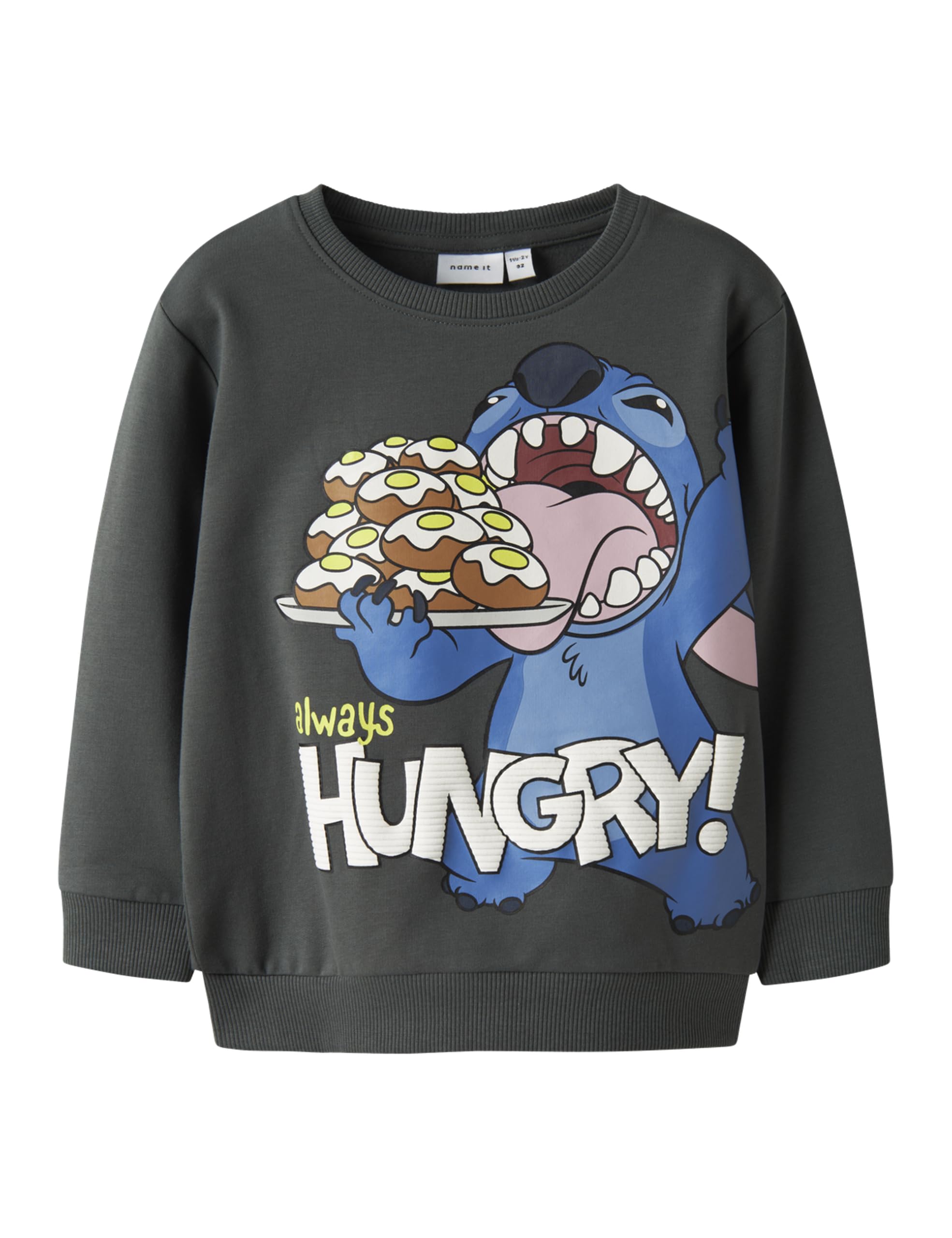 NAME IT Jungen Nmmdrave Stitch Nreg Sweat Bru Wdi