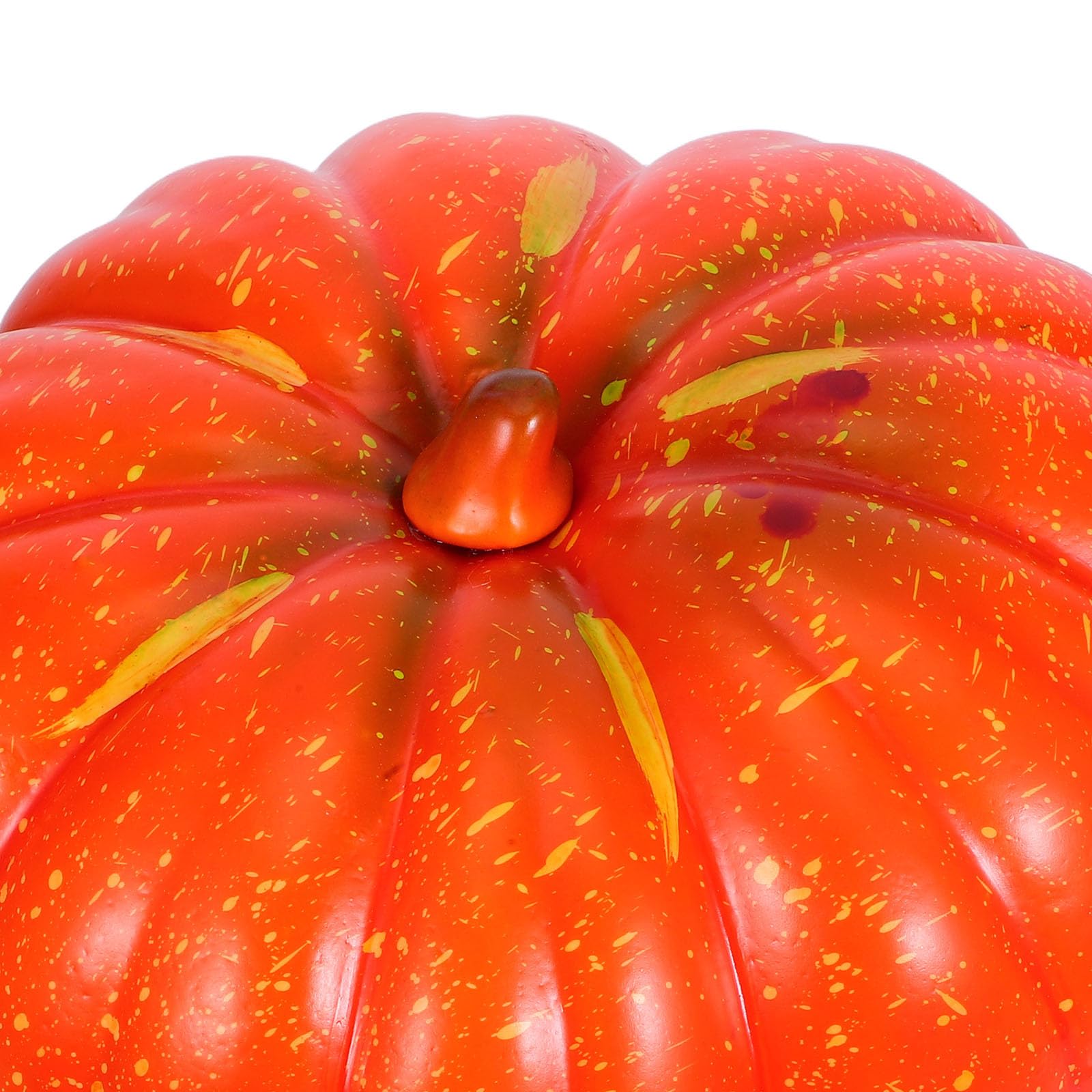BESTonZON Schaum Kürbisse für Außenbereich Dekokürbisse Orange Herbstdeko Tischornamente Erntedekorationen Künstlich Kürbisfiguren für Kamin Sims Küche
