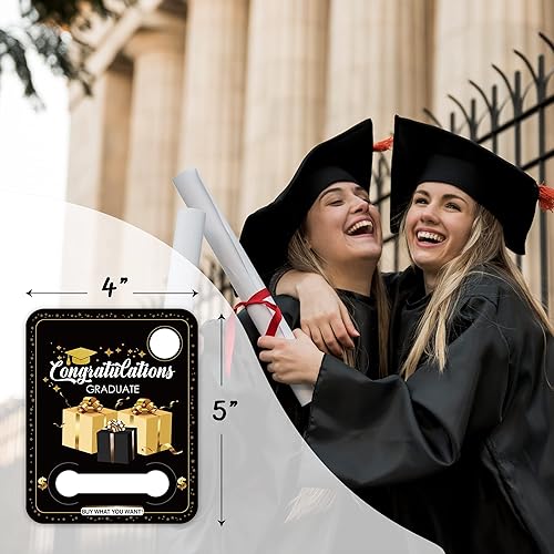 Miniatura 2 de LWBEO Soporte para dinero de graduación, regalos de graduación, juego de tarjetero, cartera para tarjetas de regalo, regalo de graduación de