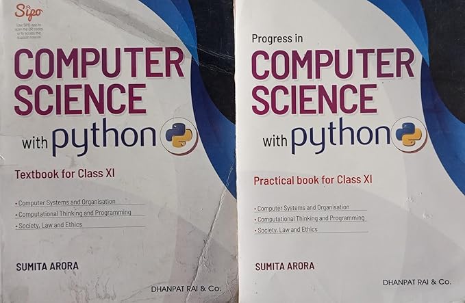 Computer Science With Python Class 11 by Sumita Arora (Second Hand ...