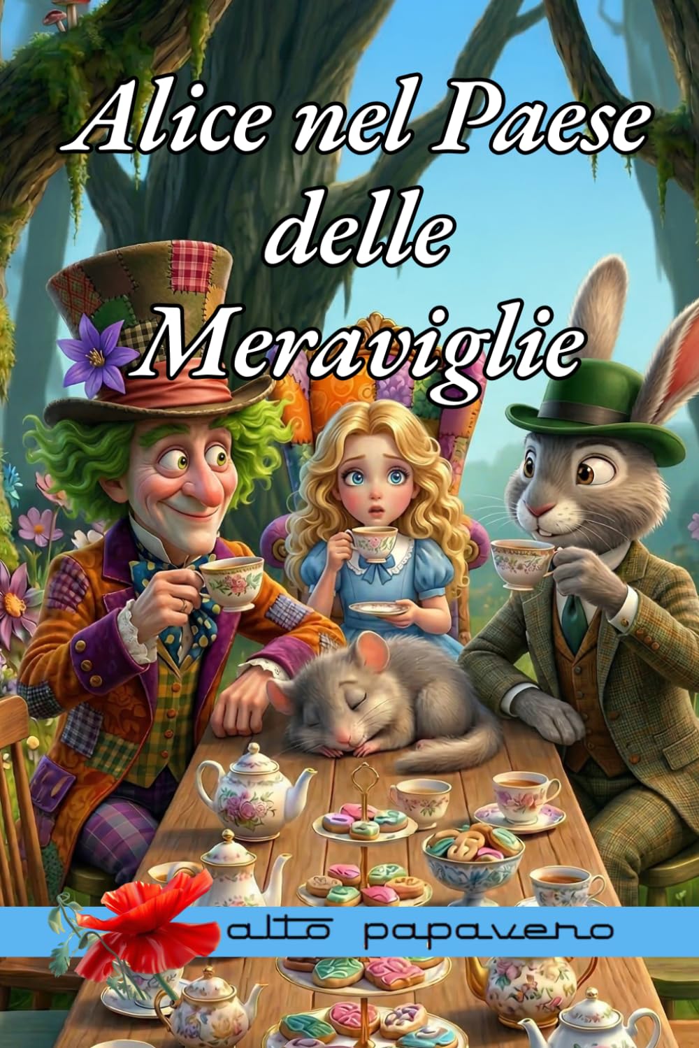 Alice nel Paese delle Meraviglie: I grandi classici con pagine da colorare e giochi divertenti