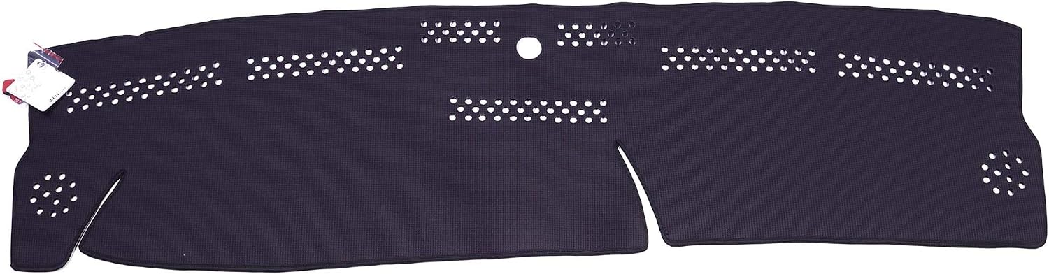 WellVisors Black Dash Mat Dashboard Cover Compatible with Mercedes-Benz 2010-2015 GLK-Class