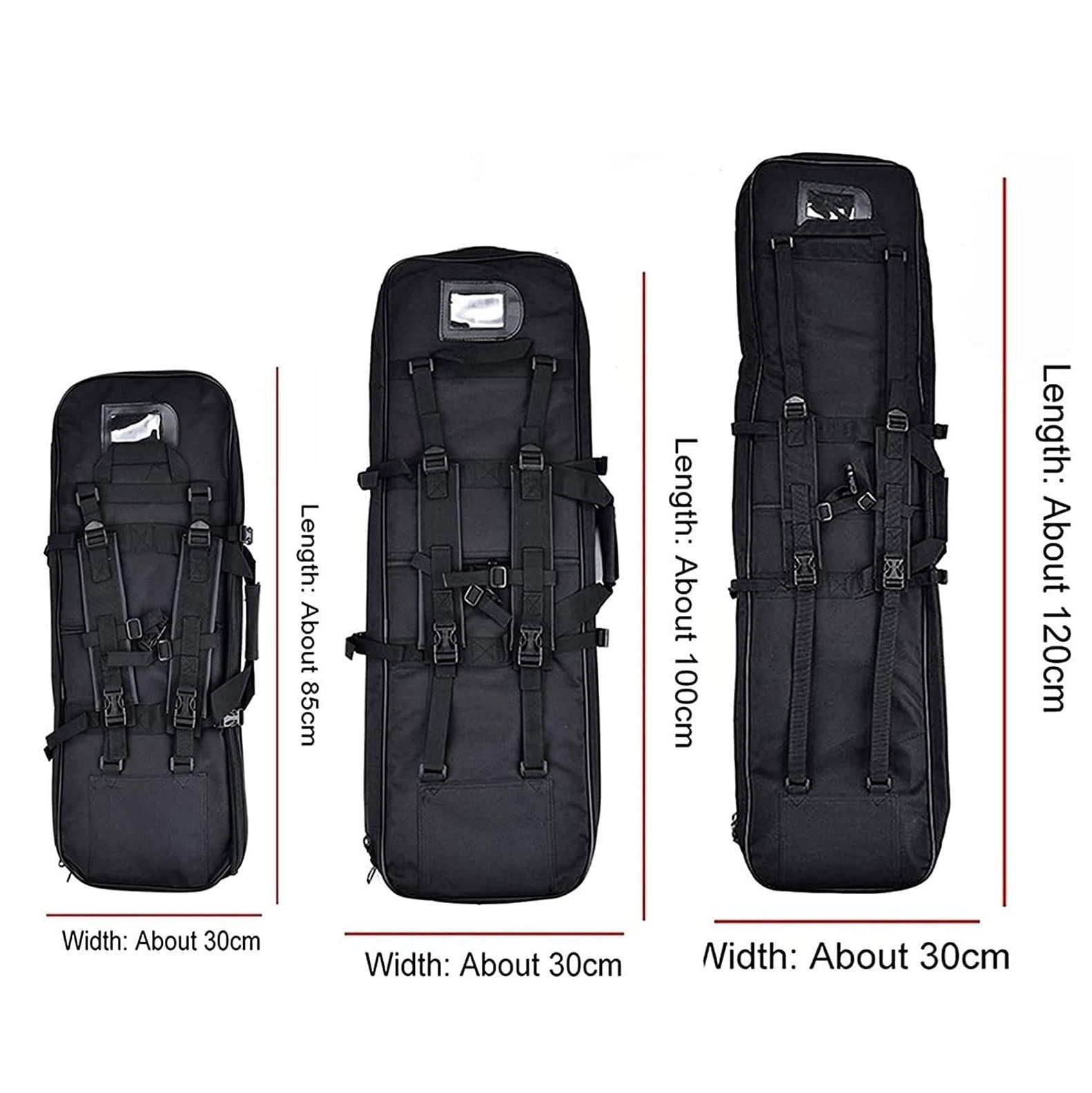 Bolsa para Escopeta, Estuche Blando para Rifle con Correa Ajustable para el Hombro Estuches Dobles para Rifle Largo, se Adapta a la mayoría de Las escopetas, Mochila para Rifle de