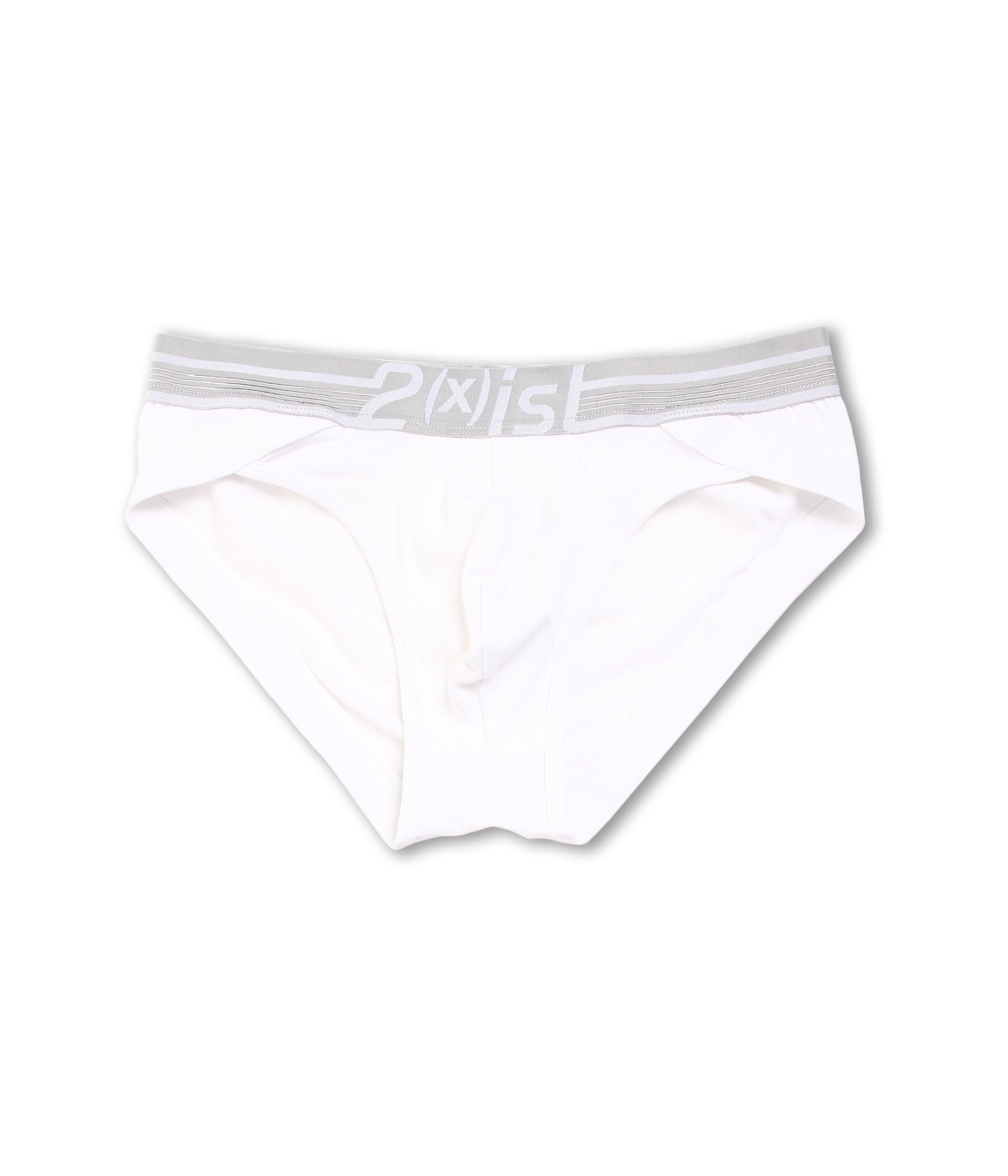 2(X)IST mens Shapewear Lift Brief, White_10124, X-Large
