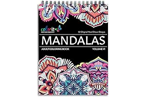 ColorIt Mandalas to Color Volume VI: The Ultimate Stress-Relieving Coloring Book