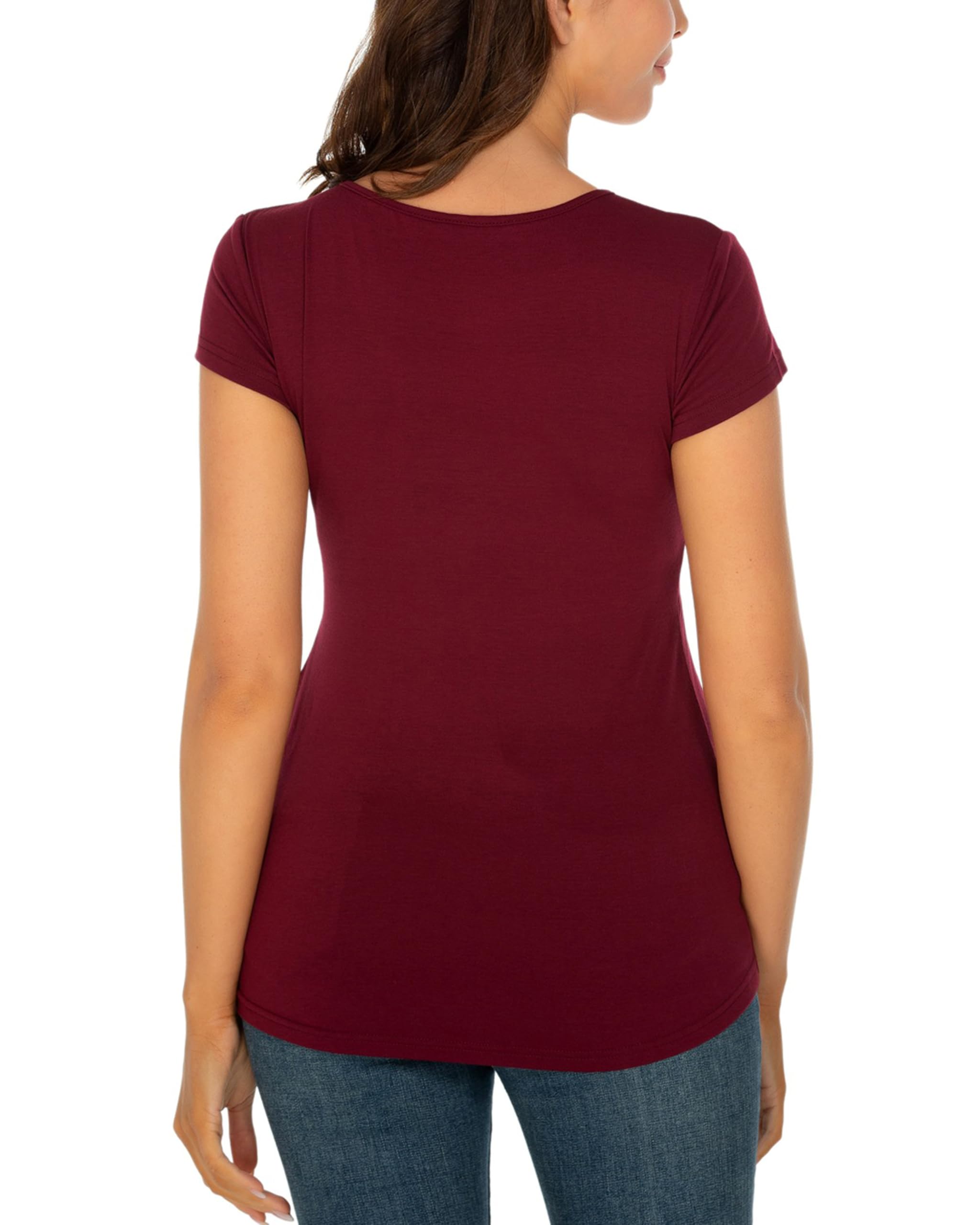 Camiseta de maternidad de manga corta para el verano
