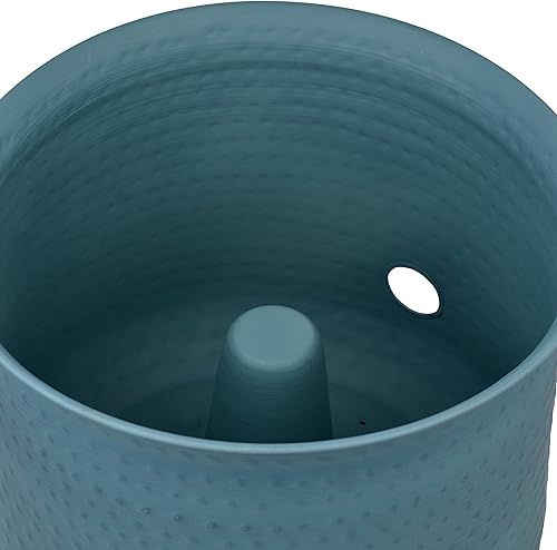 Miniatura 5 de LifeSmart Soporte decorativo para manguera de jardín, maceta de almacenamiento para manguera de agua, uso en exteriores o interiores, actualizado