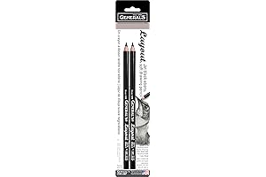 General Pencil 639393Layout Graphite Drawing Pencils 2/Pkg-2B