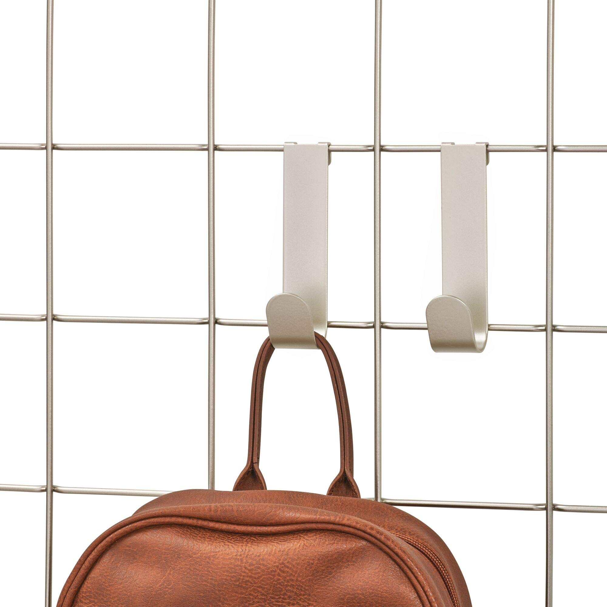 iDesign Jayce Metal Single Hook for Modular Grid Wall System, Storage