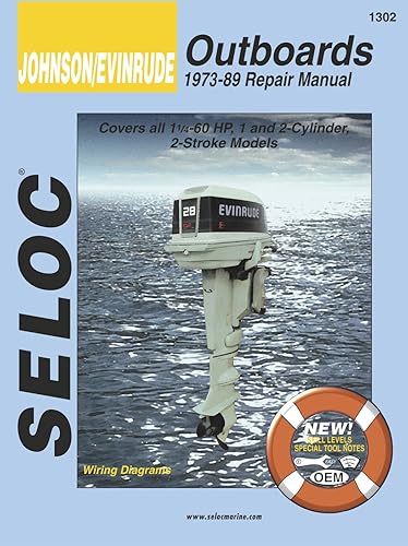 Sierra International Seloc Manual 18-01302 Reparación Fueraborda Johnson/Evinrude 1973-1989 1.25-60 HP 1-2 Cilindro Modelo de 2 tiempos