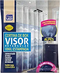 Cortina para Box ALPES Visor Cristal (1,35x2,00m) | Plast Leo (Ref.: 623-F)