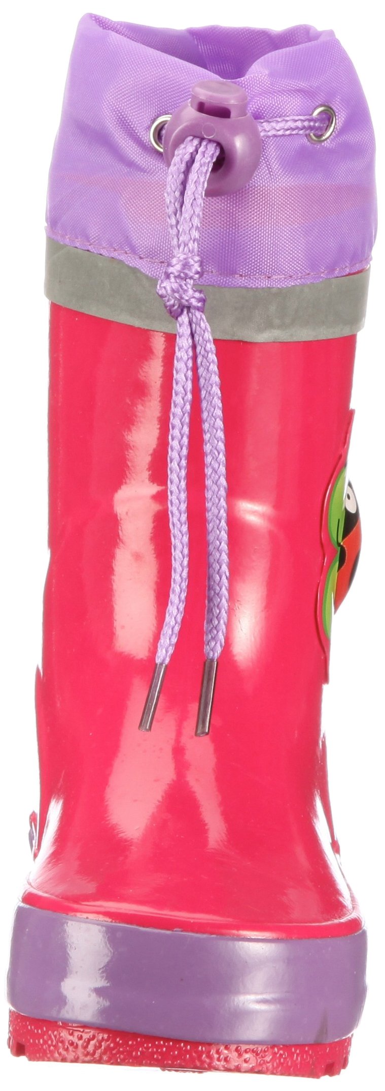 Playshoes Uniseks - dzieci Kalosze BiedronkaKalosze z naturalnego kauczuku, modne kalosze unisex z odblaskami, z motywem chrząszcza