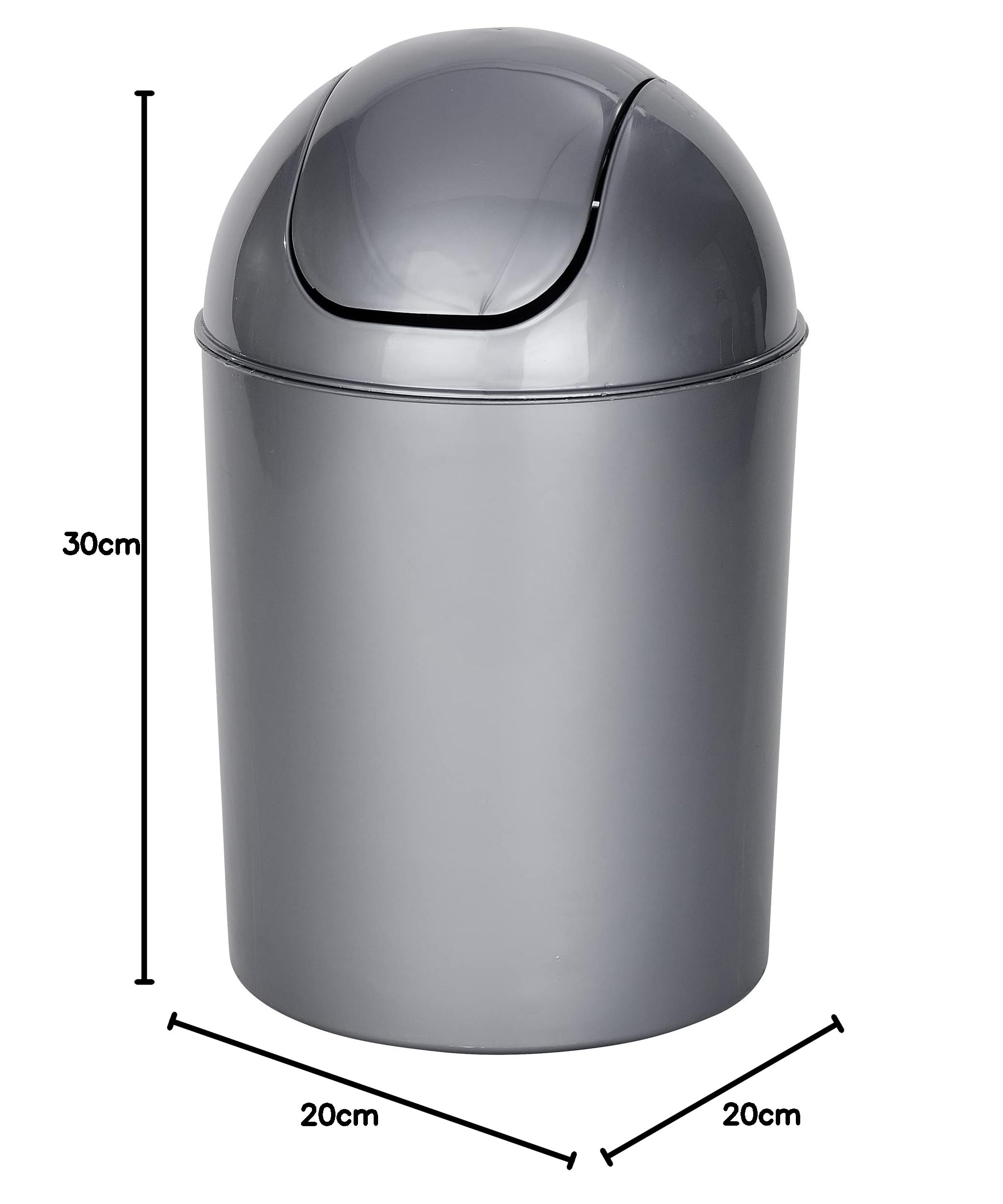 Zymoplas Poubelle De Salle De Bain élégante Avec Capteur Dans