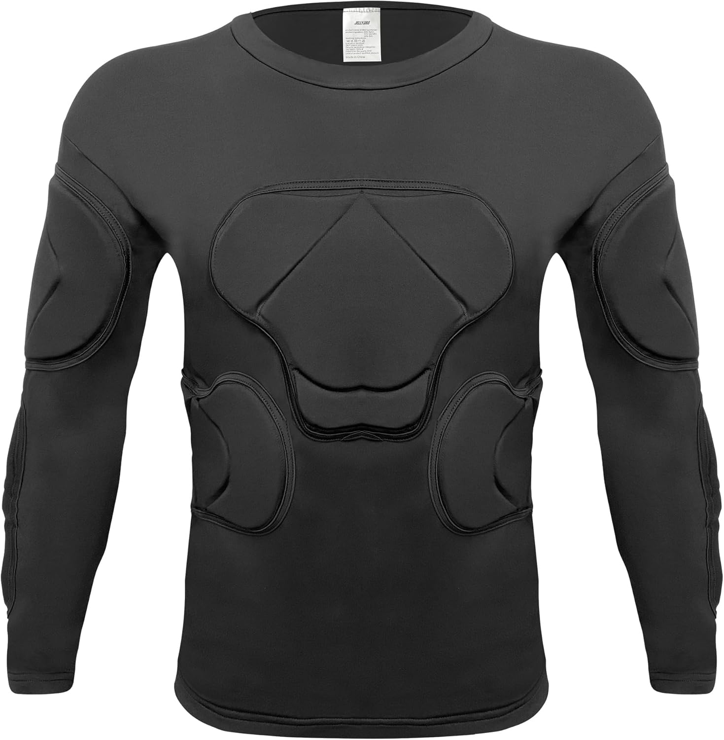 Men's Padded Football Protective Gear Set Training Suit for Soccer Basketball Paintball Rib Protector