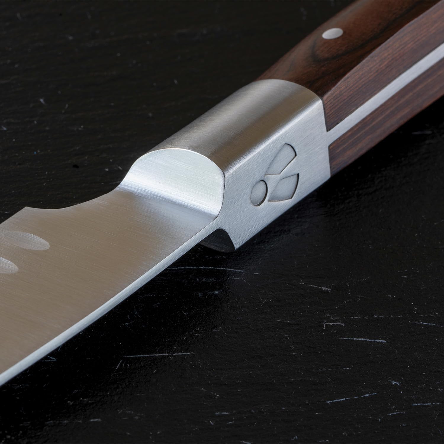 LAGUIOLE - Laguiole Scatola da 3 coltelli - Coltello da cuoco, spelucchino, spelucchino, acciaio inossidabile e legno di bambù, marrone - Legno - Marrone