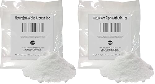 Miniatura 8 de Naturejam Alpha Arbutin Powder Pure Skin Whitener Brightener Dark Spot Corrector, unifica el tono de la piel y ayuda con la hiperpigmentación (1