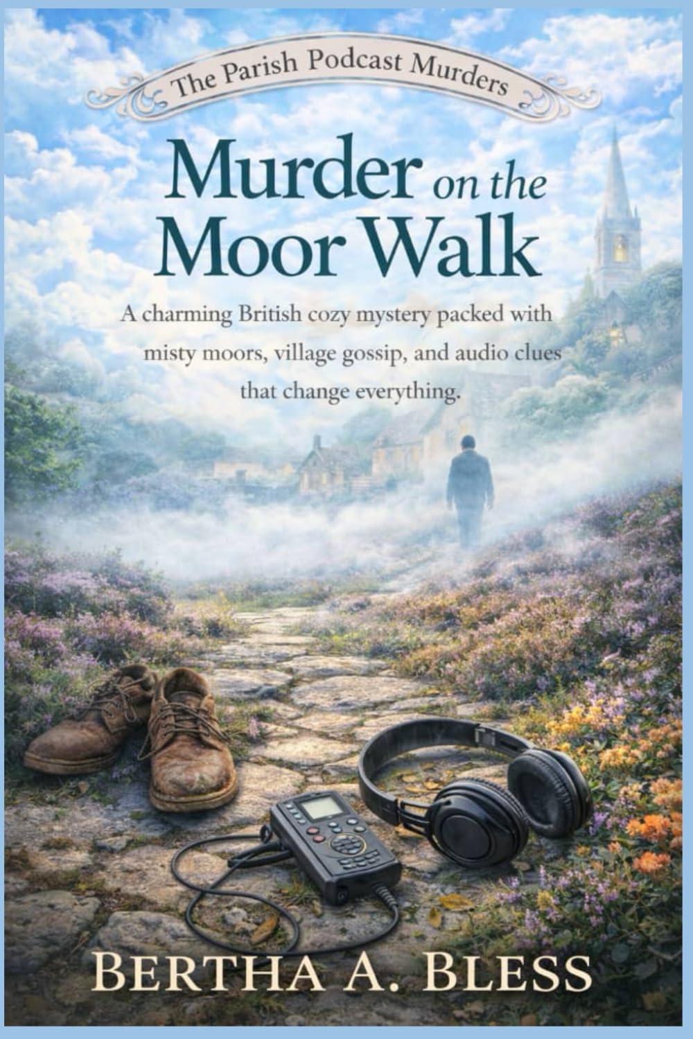 Murder on the Moor Walk: A charming British cozy mystery packed with misty moors, village gossip, and audio clues that change everything. (The Parish Podcast Murders)
