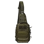 BOMTURN Tactical Backpack-1000D Waterproof Military Backpack/CCW Bags Sling Bag Tactical Satchel Shoulder Bag Men