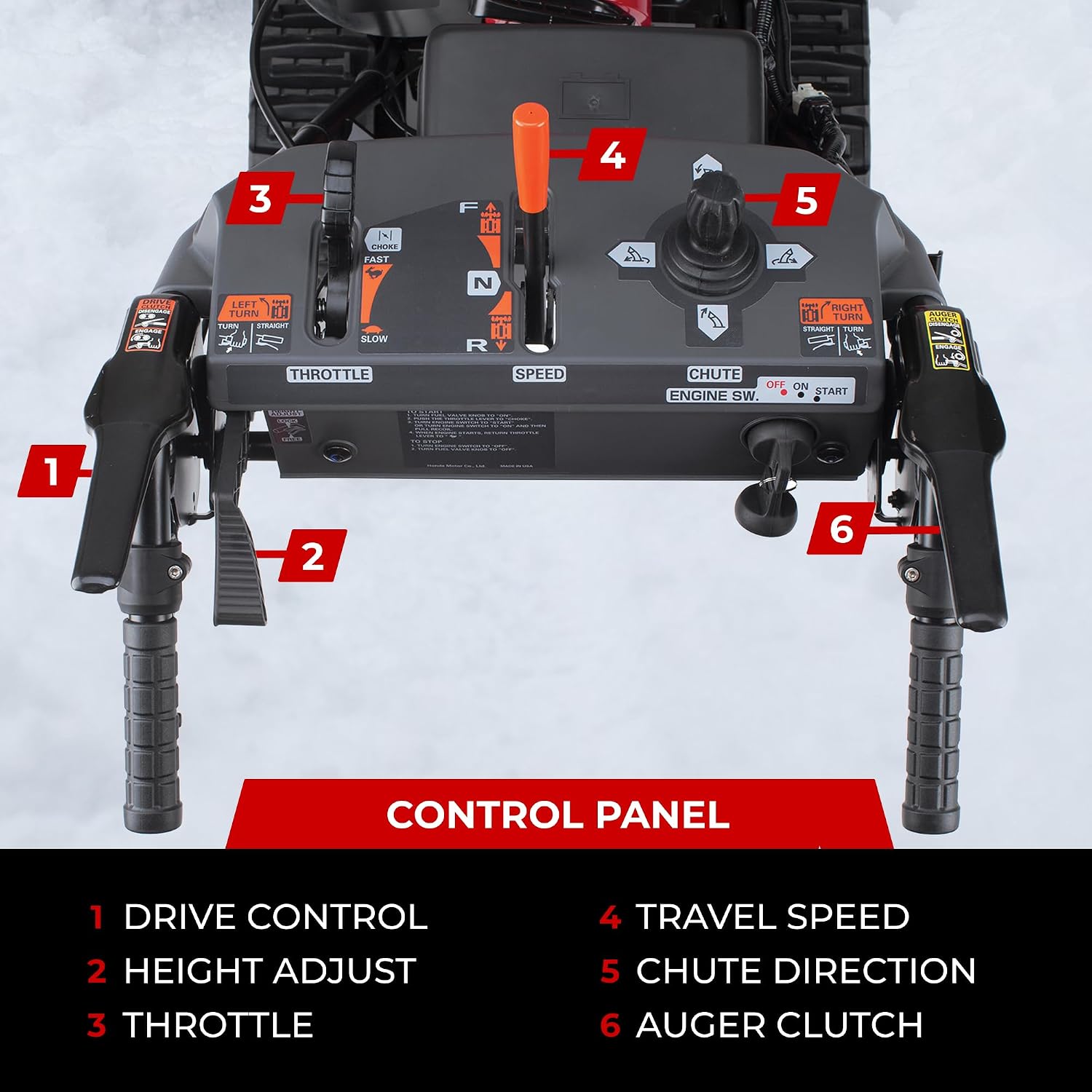 Honda HSS724 23.8-Inch Two Stage Snow Blower (HSS724AAWD) photo 5