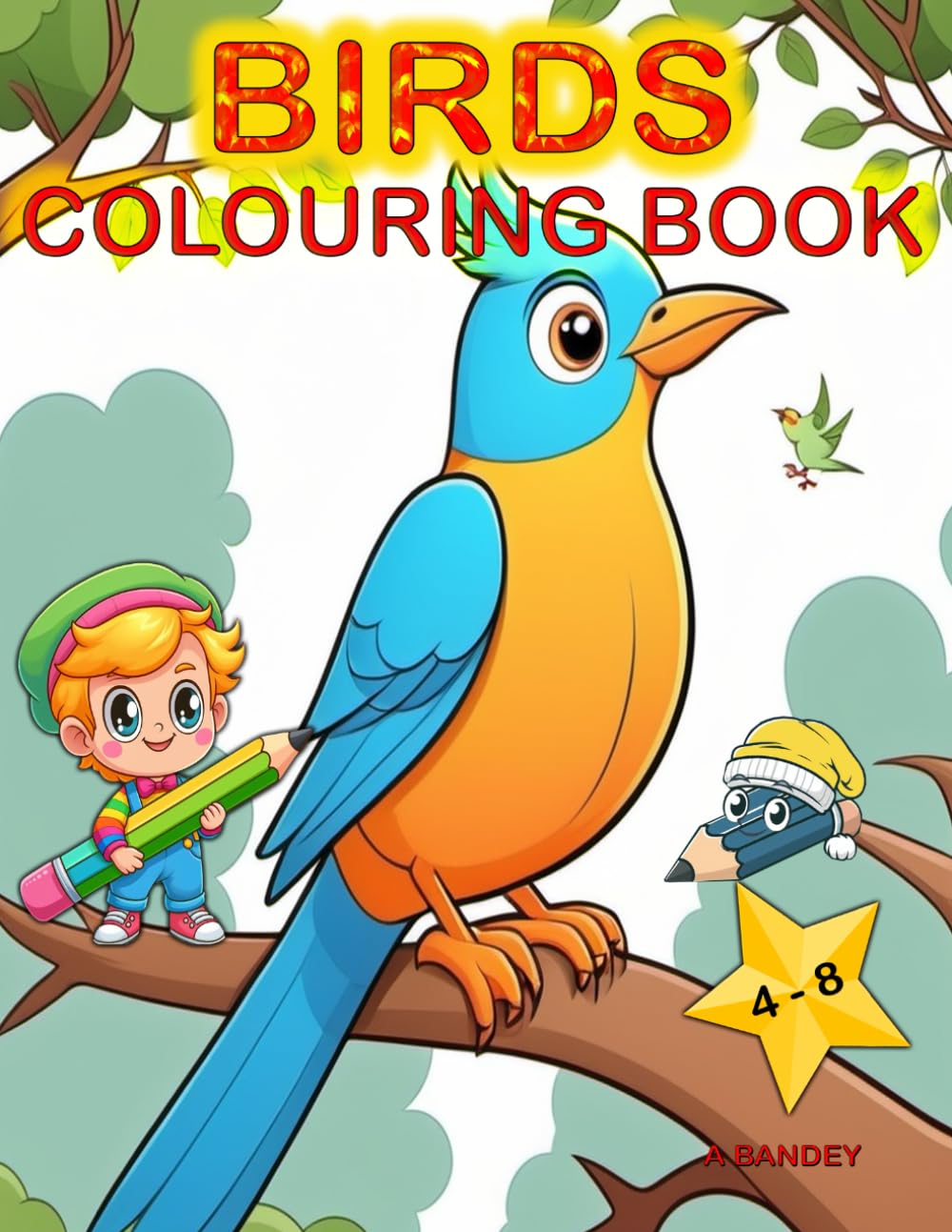 Birds Colouring Book