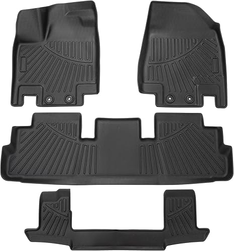 Vista 121 de Powerty Alfombras resistentes para BMW X3 2018 a 2024 y BMW X4 2019 a 2024, a medida para accesorios de X3 y X4, de elastómero termoplástico 3D