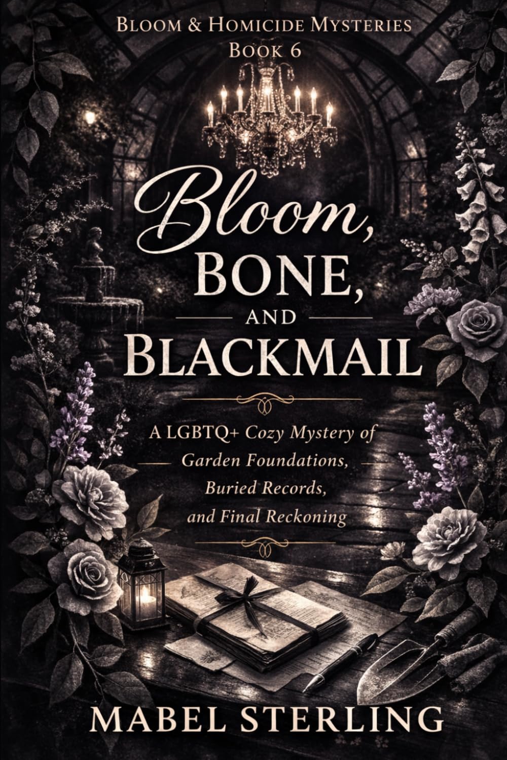 Bloom, Bone, and Blackmail: A LGBTQ+ Cozy Mystery of Garden Foundations, Buried Records, and Final Reckoning (Bloom & Homicide Mysteries)
