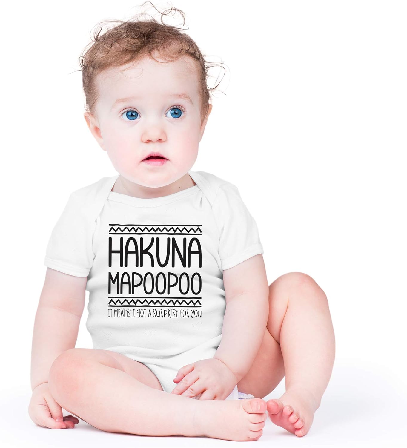 AW Fashions Hakuna Mapoopoo Baby Bodysuit Cute and Funny Newborn Apparel Trendy Outfit for Boys or Girls - Image 2