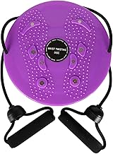 Waist Slimming Body Shaping Balance Rotating Disc Board - Resistance String Bands Handles - Waist Wriggling Plate Multi-functional Twist Exercise Home Fitness Equipment