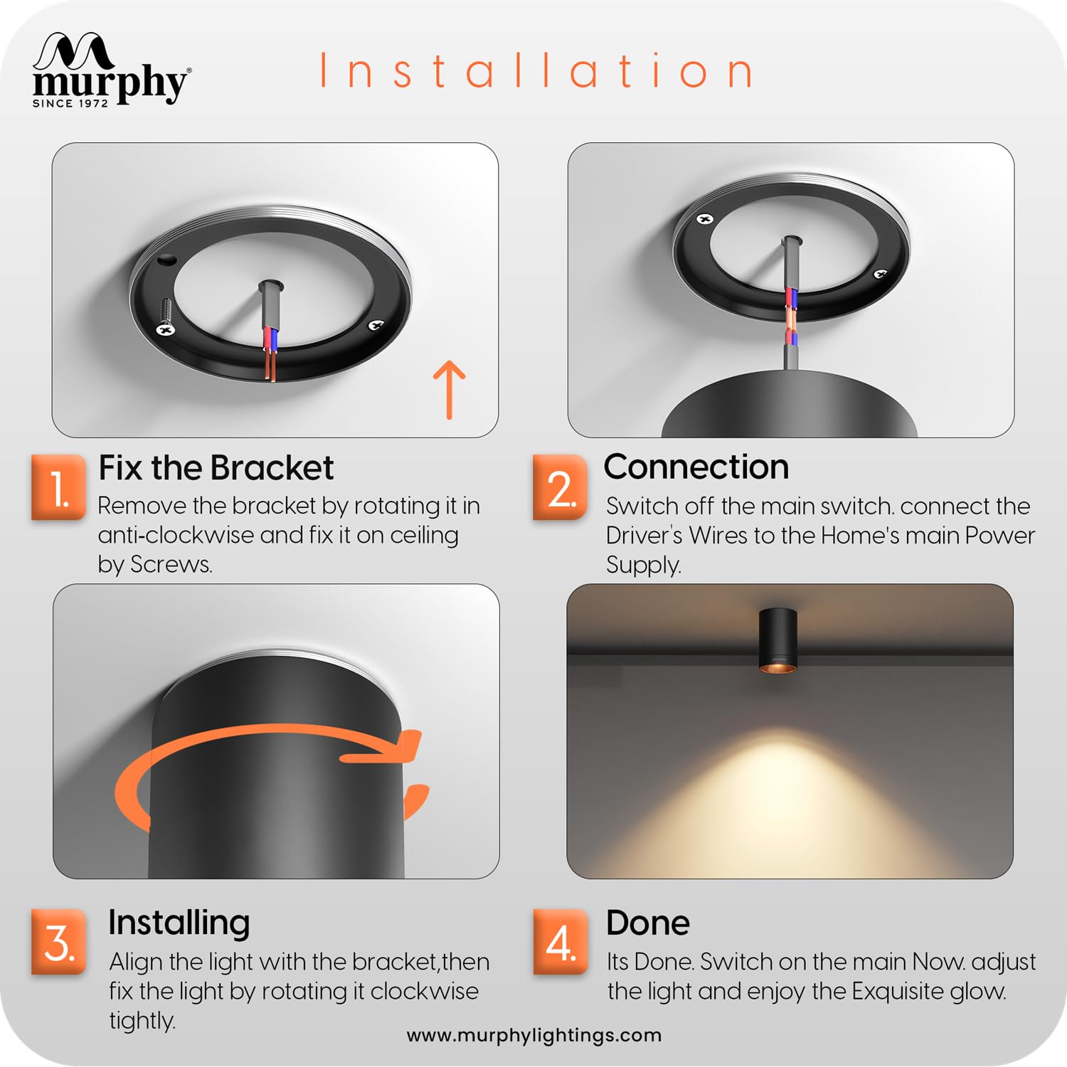 Murphy Spot Lights - Cool White Ceiling Lights -7