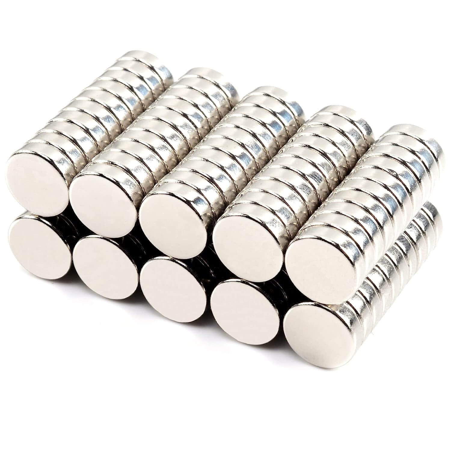 Sponsored Ad - 10x3mm 100 Pcs Strong Small Neodymium Magnets, Round Rare Earth Magnets Heavy Duty, for Whiteboard, Decorative Neodymium Magnet