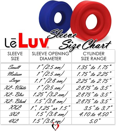 Miniatura 8 de LeLuv Sello de vacío de manga de silicona negra pequeña para cilindros de bomba de pene de 1.35 "-1.75" Negro -,Azul,Blanco,Rojo -,Rojo, blanco y