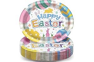 Easter Plates Oval 10" X 12": Perfect for Spring Holiday Celebrations!