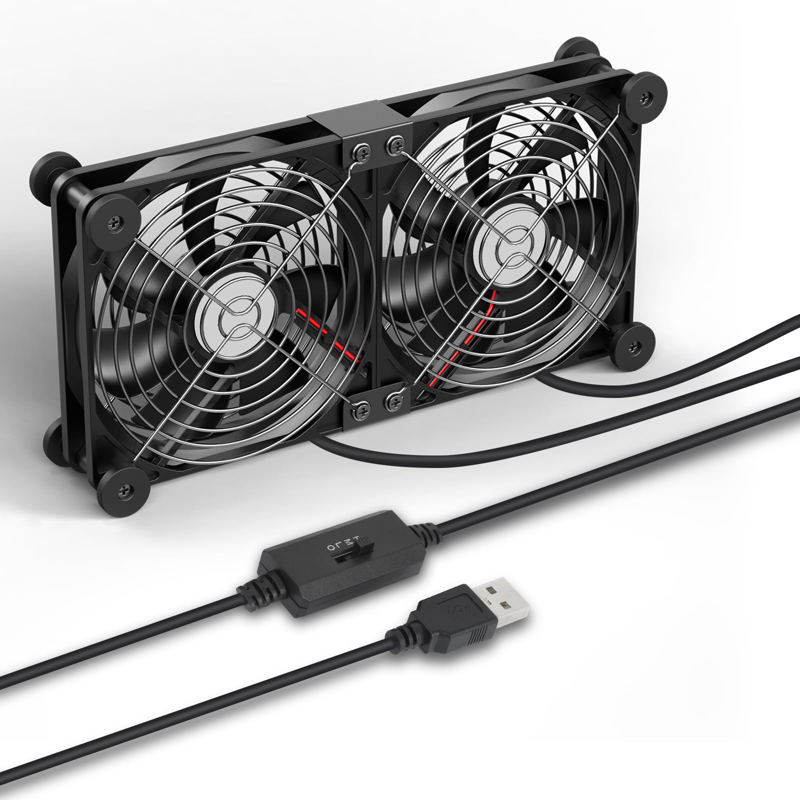 Photo 1 of Cozary 140mm Dual USB Cooling Fan