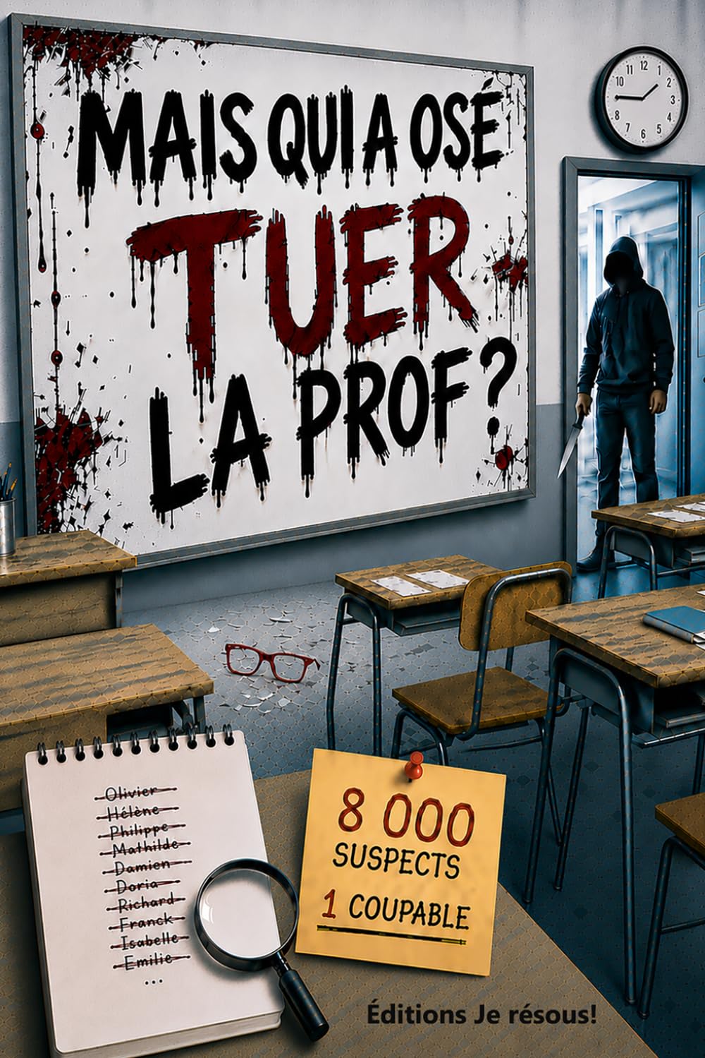Mais qui a osé tuer la prof ?: Le coupable n’est pas celui que vous croyez : Enquête criminelle, jeu de logique et de concentration, énigme à résoudre
