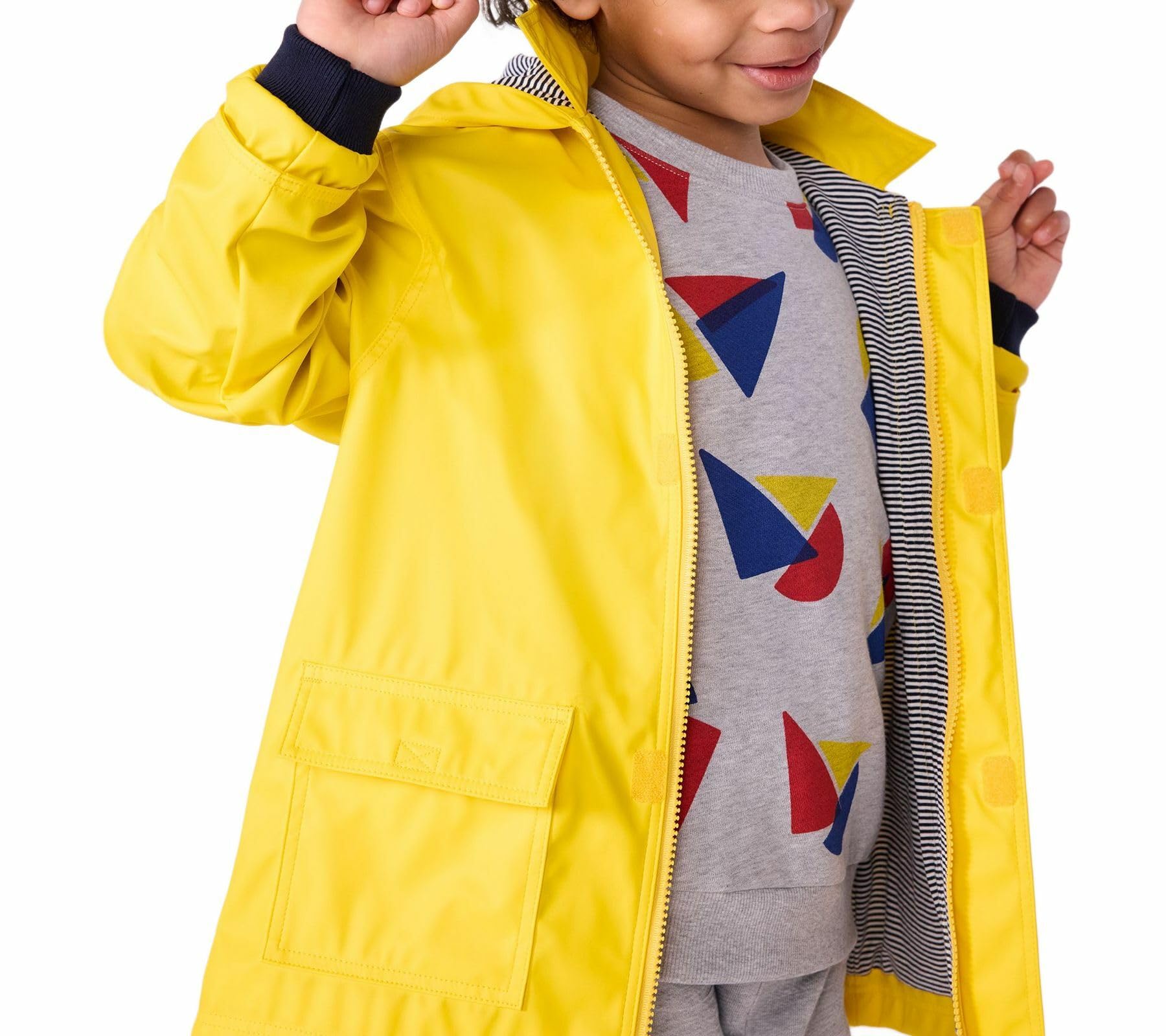 Petit Bateau Abrigo Encerado para Niños