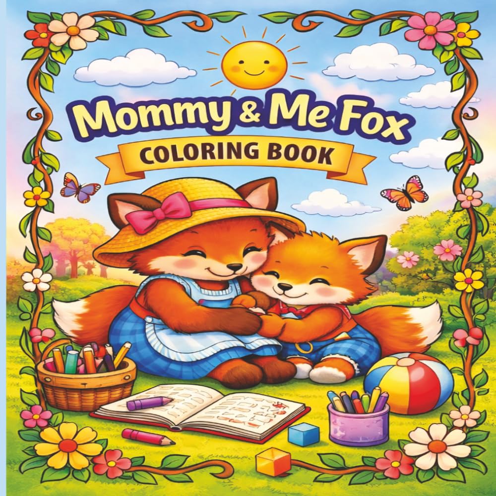 Mommy & Me Foxes: Coloring