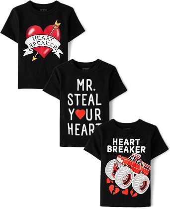 The Childrens Place Baby Boys and Toddler All Holidays Short Sleeve Graphic T-Shirts,multipacks