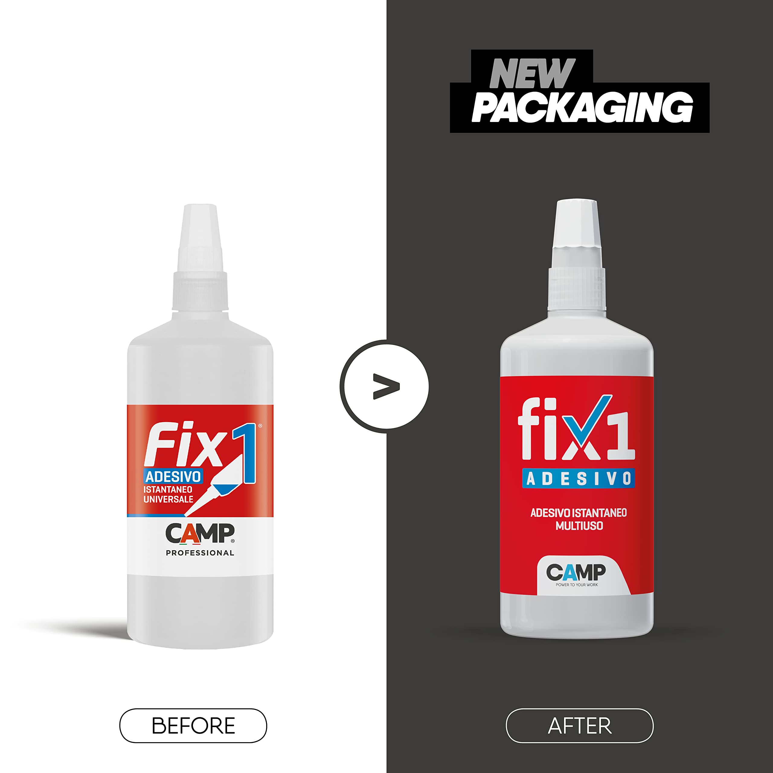 Camp FIX1, Adesivo istantaneo universale 500 gr - 500 ml