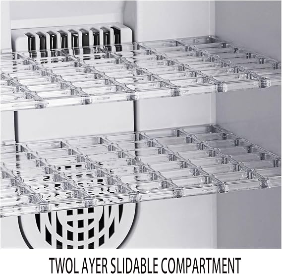 Reptile Egg Incubator, 25L Portable Chameleon Lizard Turtle Incubation Hatcher, Cooling & Heating Brooders Thermostat Box, Scientific Lab Hatching Eggs Incubator, Breeding for Snake Tortoise