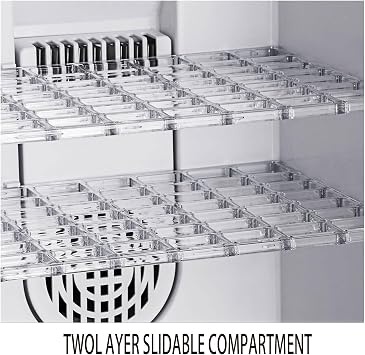 Reptile Egg Incubator, 25L Portable Chameleon Lizard Turtle Incubation Hatcher, Cooling & Heating Brooders Thermostat Box, Scientific Lab Hatching Eggs Incubator, Breeding for Snake Tortoise