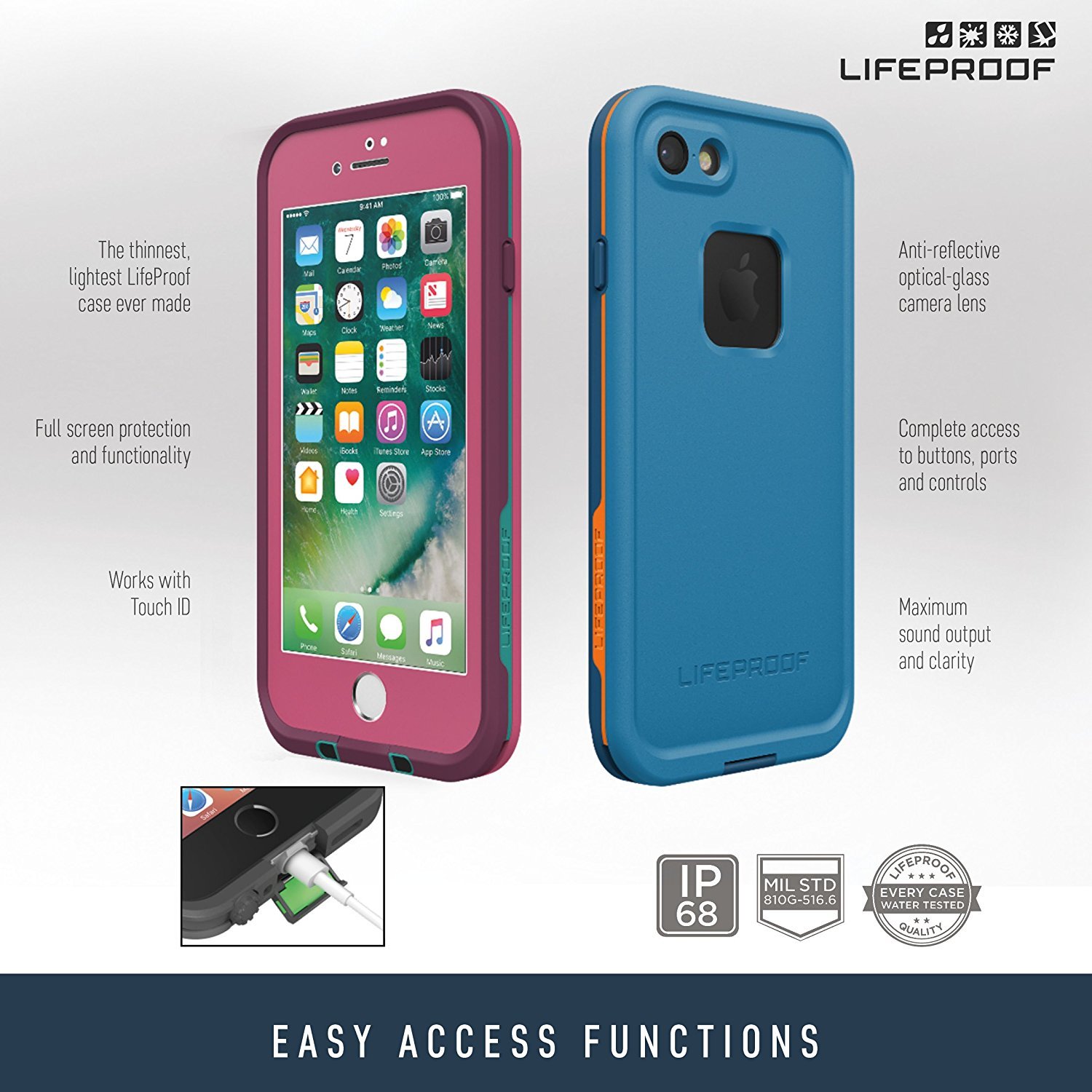 LifeProof Fre Apple iPhone 7 Twighlights Edge Rosa