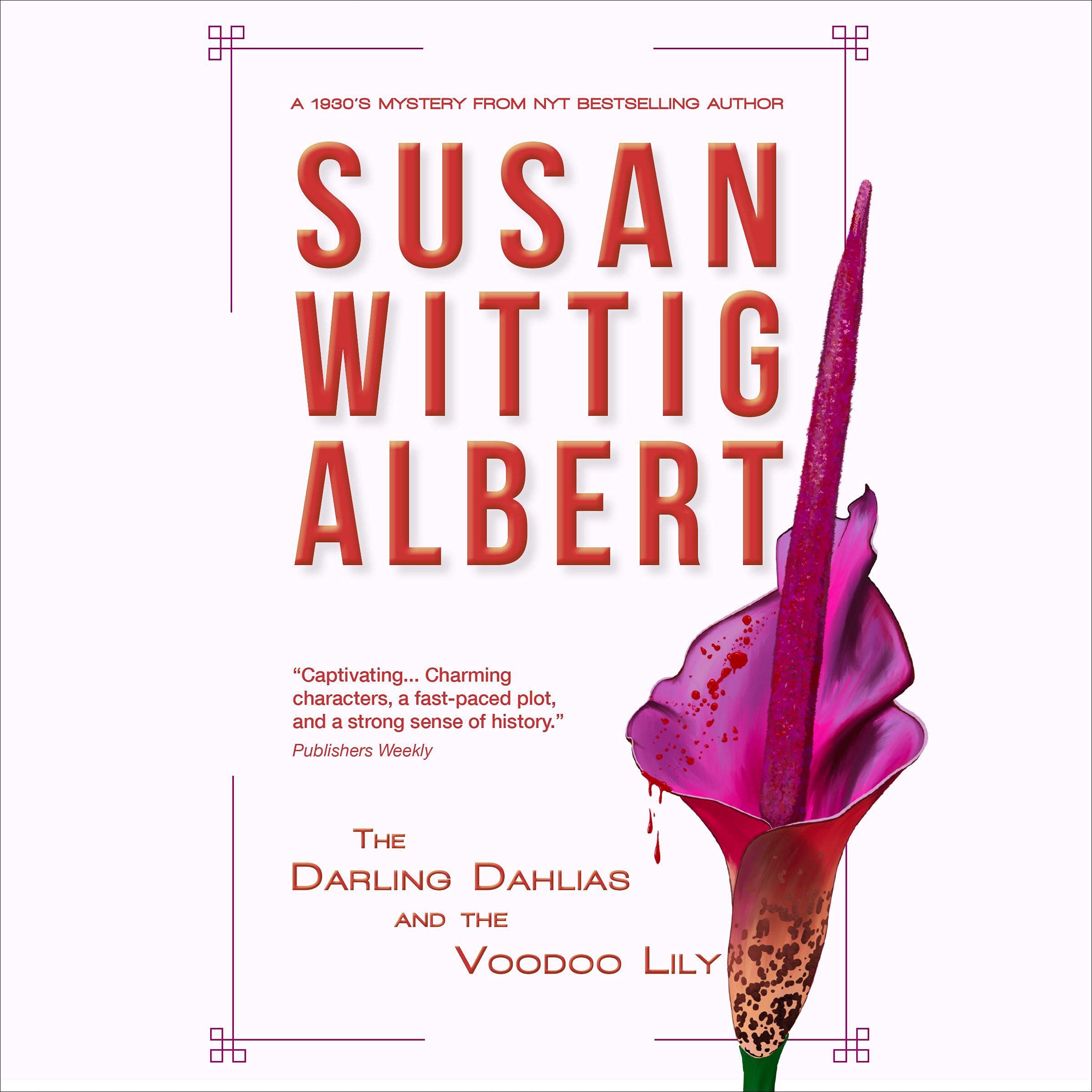 Cover art for The Darling Dahlias and the Voodoo Lily