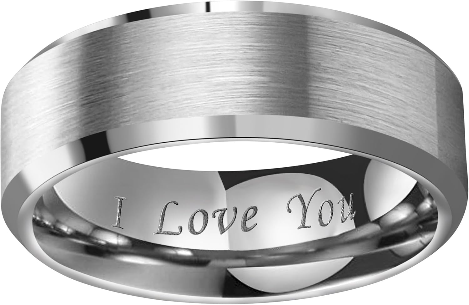 6mm 8mm 10mm Black Tungsten Wedding Band Ring Men Women Matte Finish Beveled Edges Comfort Fit Size 5 To 17