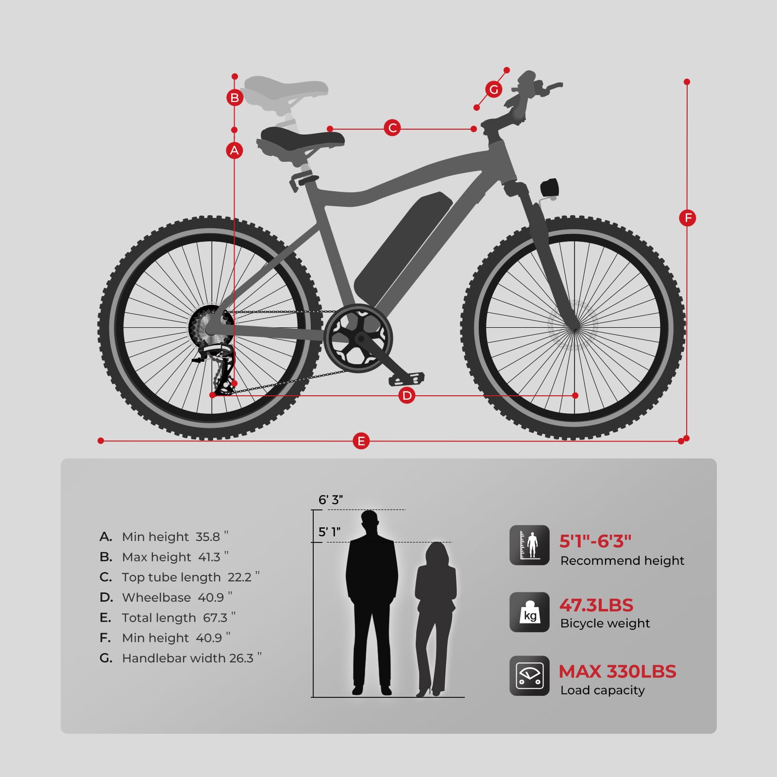 SAMEBIKE SY26-II pollice mountain bike elettrica 36V 13Ah mountain bike adulto bici elettrica maschio e femmina I Shimano 7-speed shift I con pannello strumenti LCD